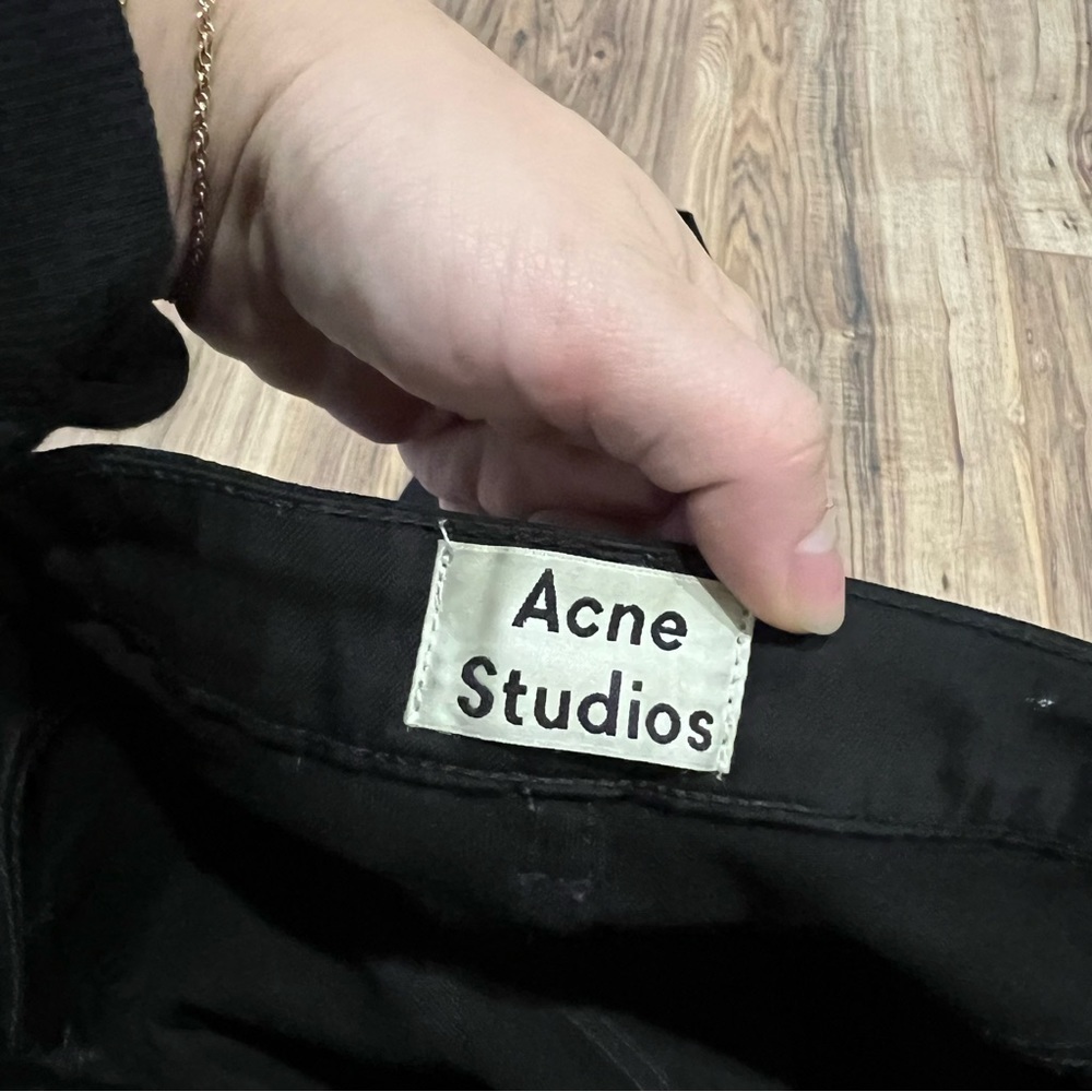 Acne Studios Skin 5 Black Skinny Jeans - Picture 6 of 10
